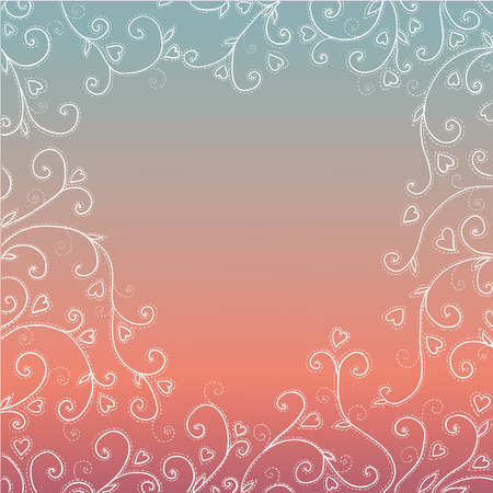 Vector flower background. Eps. vector vintage ,beautyのイラスト素材