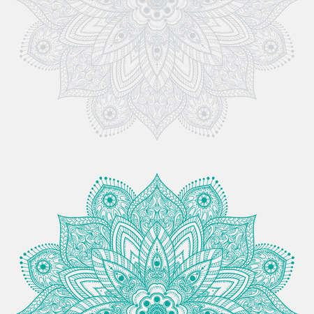 Mandala. Vintage decorative element. Ethnic round ornamentのイラスト素材