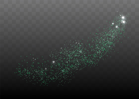 Vector light effect stars. Shining glitterのイラスト素材
