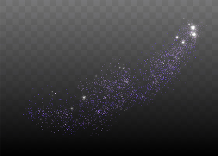 Vector light effect stars. Shining glitterのイラスト素材