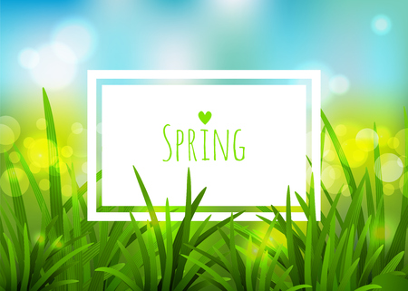 Nature spring background. Vector illustration.のイラスト素材