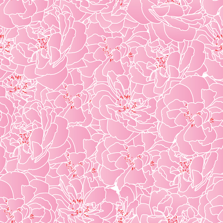 Gold Rose seamless pattern Vectorのイラスト素材
