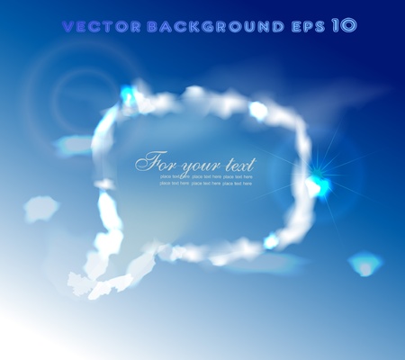 sky bubble のイラスト素材