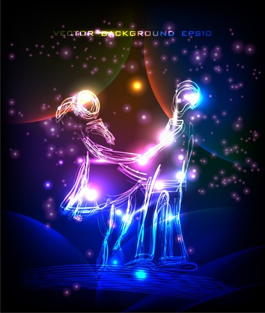 couple in loveのイラスト素材