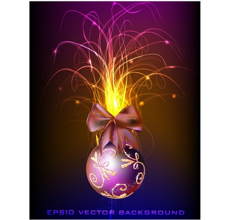 christmas ballのイラスト素材