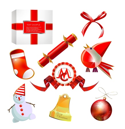 christmas icons のイラスト素材