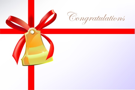 background with bow and ribbon のイラスト素材