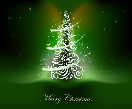 christmas treeのイラスト素材