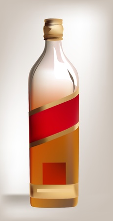 bottle of wickeyのイラスト素材