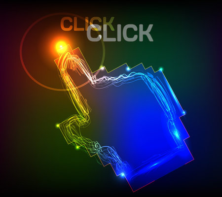 clickのイラスト素材