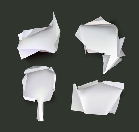 set of paper backgroundsのイラスト素材