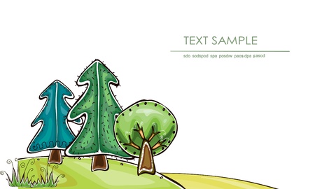 forest  Happy world  collectionのイラスト素材