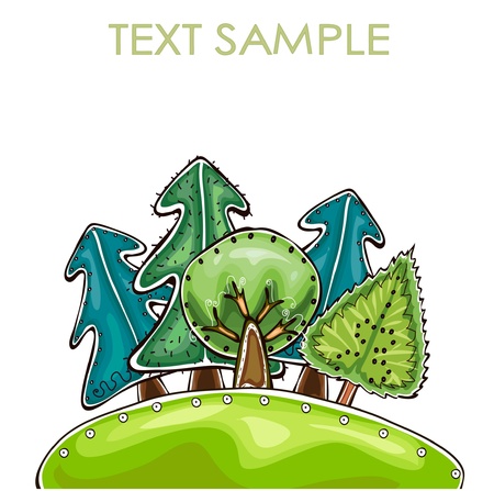 forest  Happy world  collectionのイラスト素材