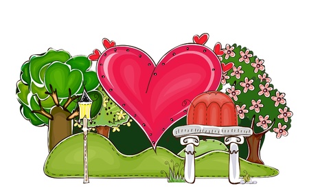 love backgroundのイラスト素材