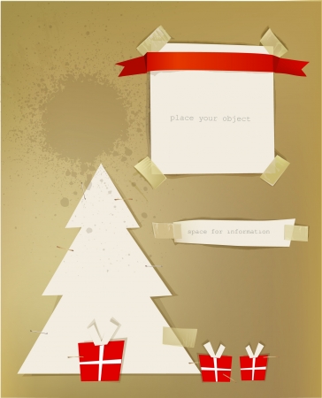 Christmas paper backgroundsのイラスト素材