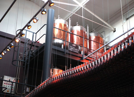 Beer production, London beer house