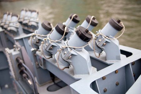 LONDON, UK - MAY 17, 2014  German army military ships based in Canary Wharf aria, to be open for...