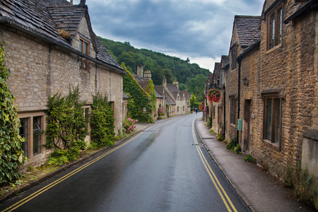 unique old English villageの写真素材