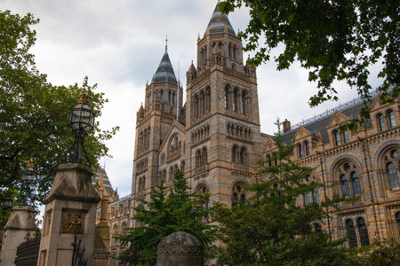 National History Museum, is one of the most favourite museum for families in London.のeditorial素材