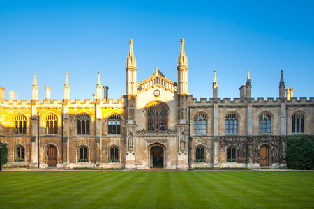 CAMBRIDGE, UK - JANUARY 18, 2015: Corpis Christi University college (1352). University of Cambridgeのeditorial素材