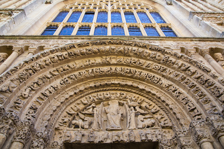 ROCHESTER, UK - MAY 16, 2015: Interior of Rochester Cathedral the England's second oldest, having been founded in 604AD. The present building dates back to 1080.のeditorial素材