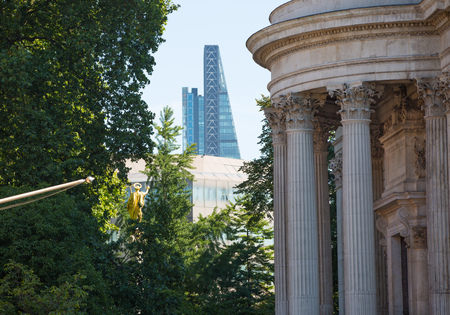 St. Paul's cathedral detailのeditorial素材