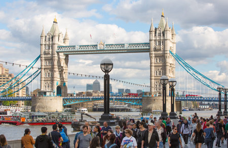 LONDON, UK - SEPTEMBER 19, 2015: Tower bridge