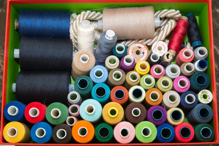 Coloured thread collection