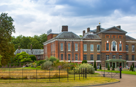 London, UK - September 8, 2016: Kensington palace in the Hyde parkのeditorial素材