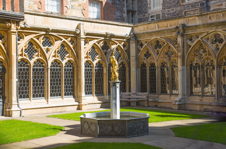 Windsor, UK - May 5, 2018:  Inner view the  gallery of St. George's chapel the host of prince Harry and Meghan Markle wedding ceremony.のeditorial素材