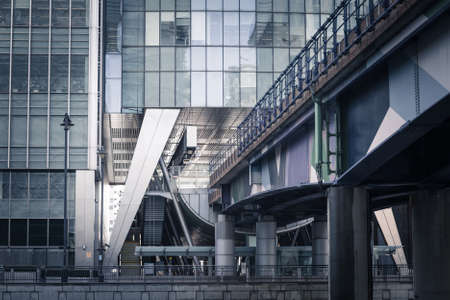 London, UK - 5 February, 2021: Empty City of London streets, no people, no traffic. London during national lockdown timeのeditorial素材