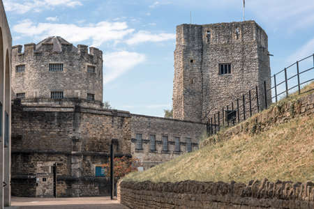 Oxford, UK - June 2, 2021: Oxford castle viewのeditorial素材