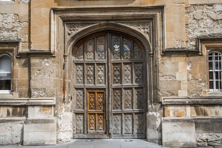 Oxford, UK - June2, 2021: Old College door, Oxford universityのeditorial素材