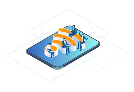 Business people working online, wifi, unique business approach. Partnerships.  New start up....