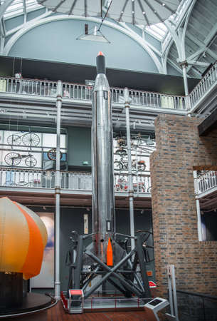 Edinburg, UK - August 23, 2021: National history museum interior. Engineering galleryのeditorial素材