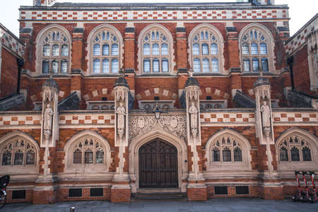 Cambridge, UK - July 16, 2021:  Old Divinity School, St John's Collegeのeditorial素材