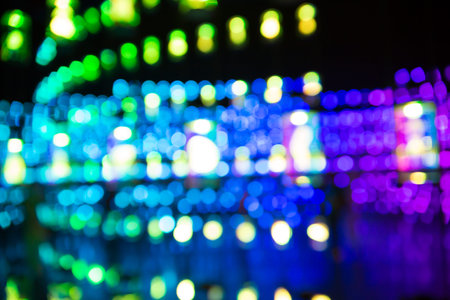 Abstract lights move, bokeh  background, light texture