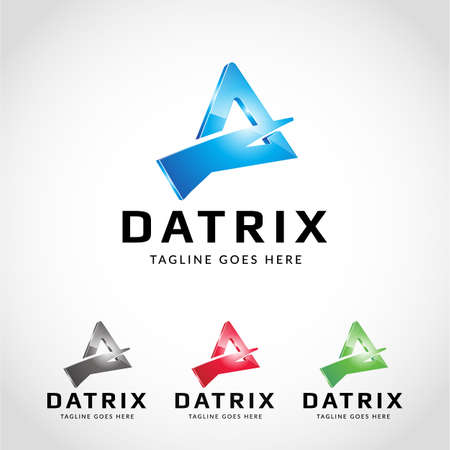 D letter Logistic Logoのイラスト素材