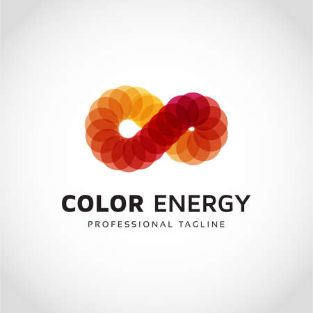 Infinity color Logoのイラスト素材