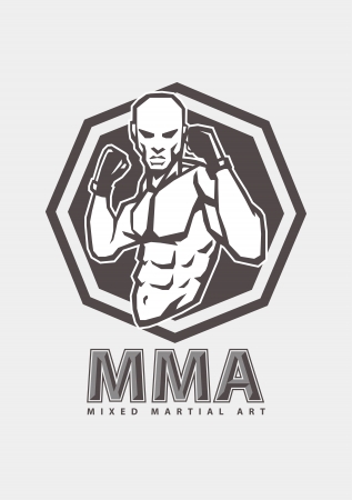 martial art mascot のイラスト素材