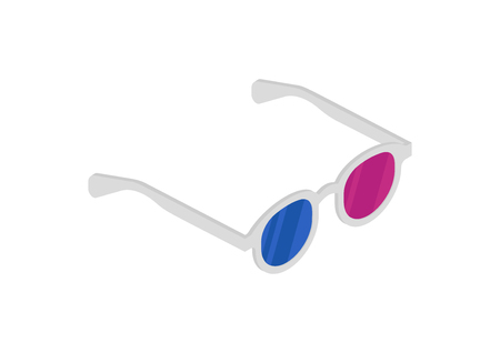 3d glassesのイラスト素材