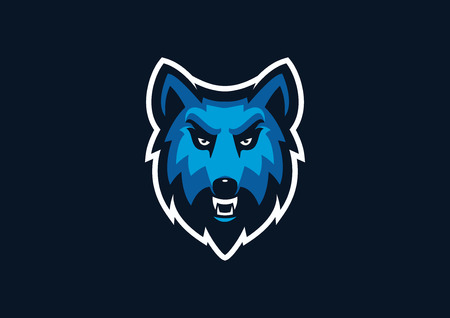 wolf sport mascotのイラスト素材