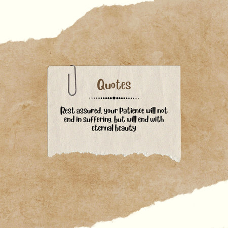 Inspirational motivational quote on old paper with space for your text.の写真素材
