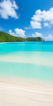 Beautiful beach at Seychelles, Praslin islandの素材