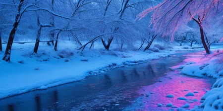 Beautiful winter landscape in South Korea,Namsan\\"\"\""の素材