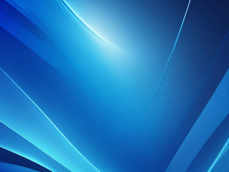 abstract blue background with some smooth lines in it (see more in my portfolio)の素材