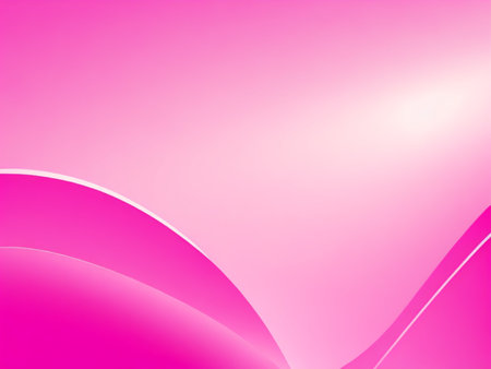 abstract pink background with curved lines and copy space for your textの素材