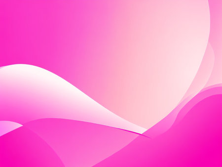 abstract pink background with smooth lines and waves. Vector illustration.の素材