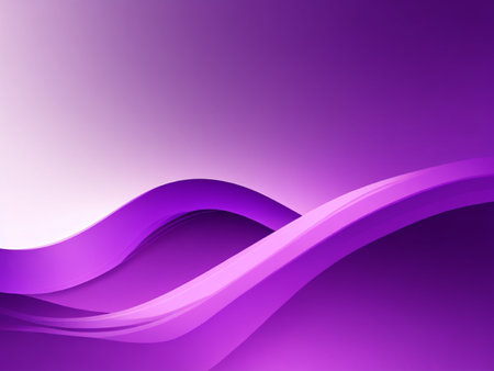 abstract background with purple wavy lines. Vector illustration for your designの素材
