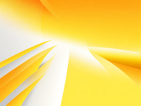 Abstract background with yellow and white stripes. Vector illustration. Eps 10の素材